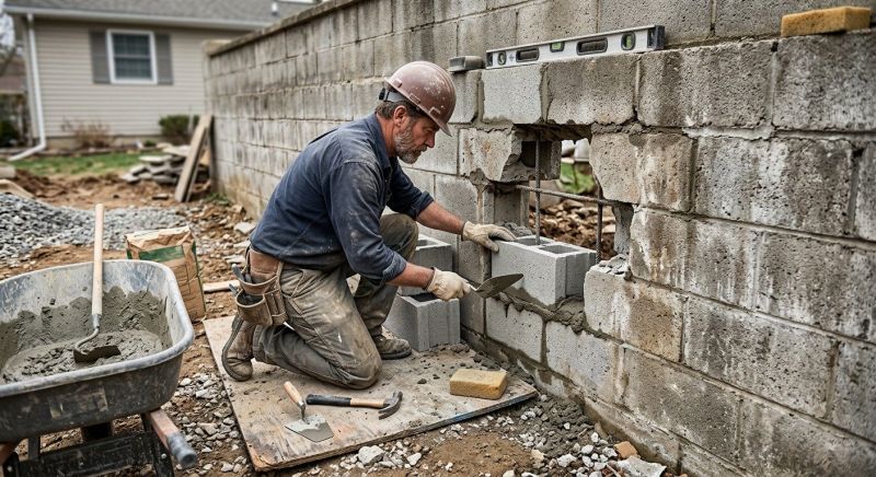 Masonry Wall Repair in Cleveland, OH